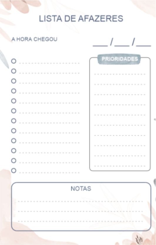 Planner to do list - oba digitais